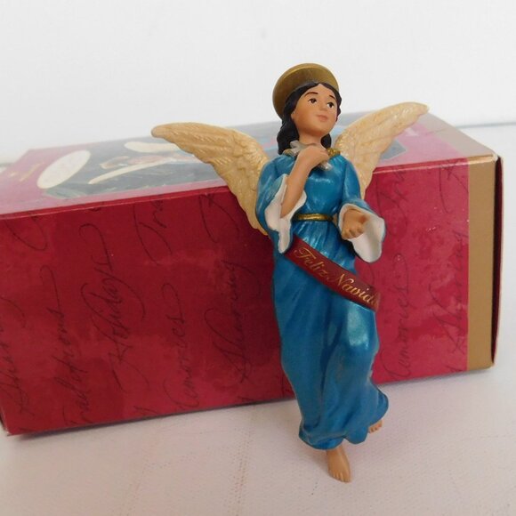 Hallmark Keepsake Religious Theme Ornament Lot Shepard Ange Jesus Loves Me Cameo - Picture 5 of 7